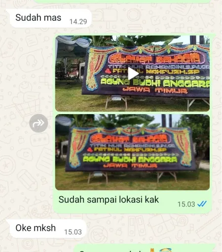 Pengiriman Papan Bunga Bulakan Sukoharjo